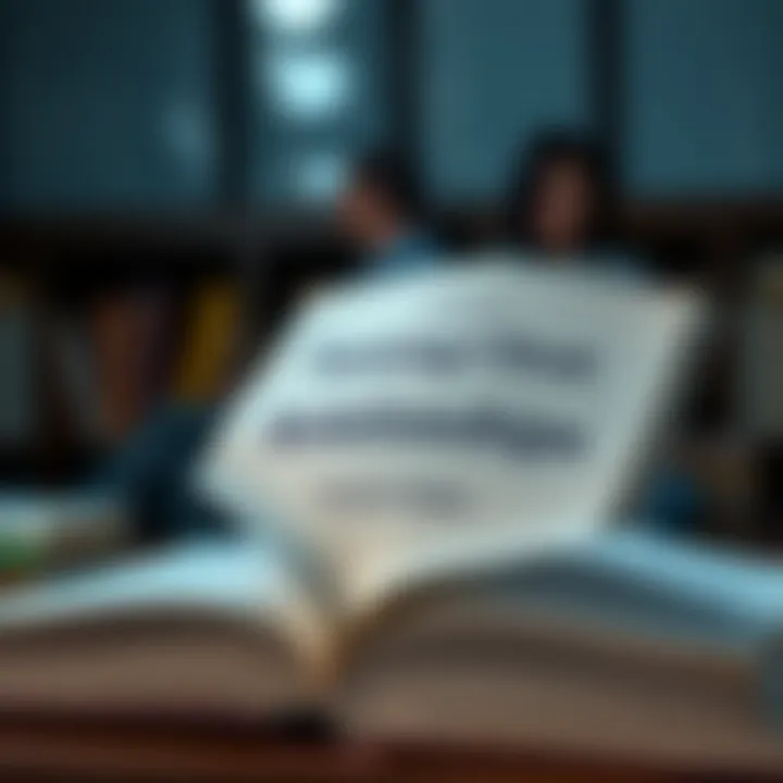 An open book showcasing client management techniques