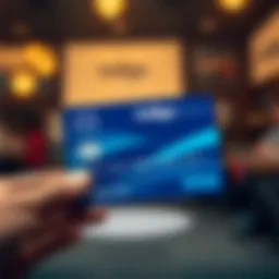 Illustration depicting various payment methods for credit cards