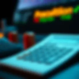 An abstract representation of payroll calculations and financial management