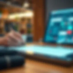 An illustration of electronic signature technology