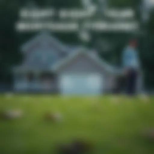 Visual representation of an eight-year mortgage timeline and benefits