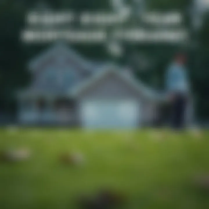 Visual representation of an eight-year mortgage timeline and benefits