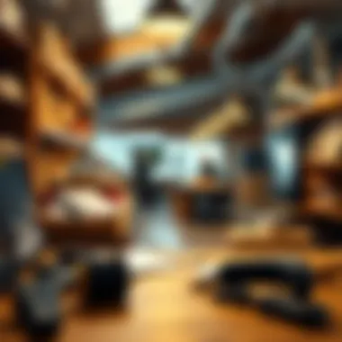 Illustration of tools and resources for franchise selection