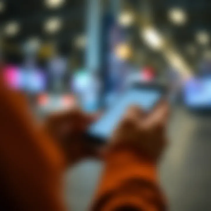 Utilizing eSignature on Mobile Devices A person using an eSignature application on a mobile device