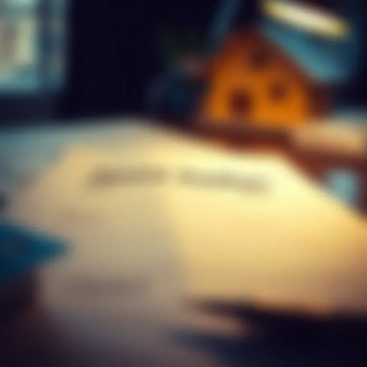 Home loan application document