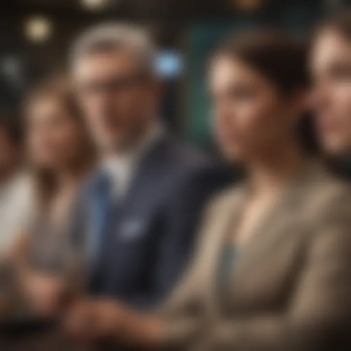 Visual representation of diverse investor types