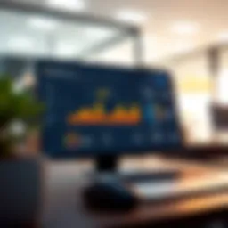 User dashboard showcasing online banking features