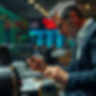 An investor analyzing silver bullion investment strategies