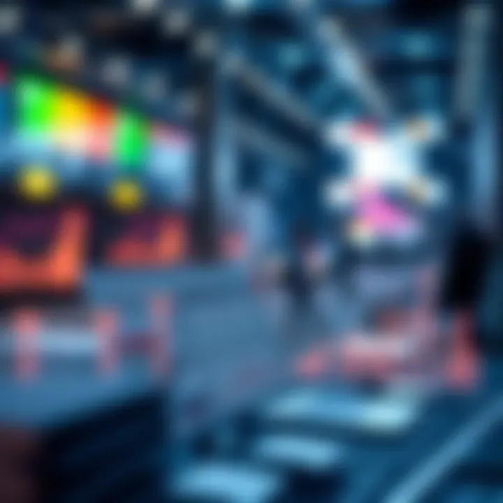 Visual representation of search investment group structure