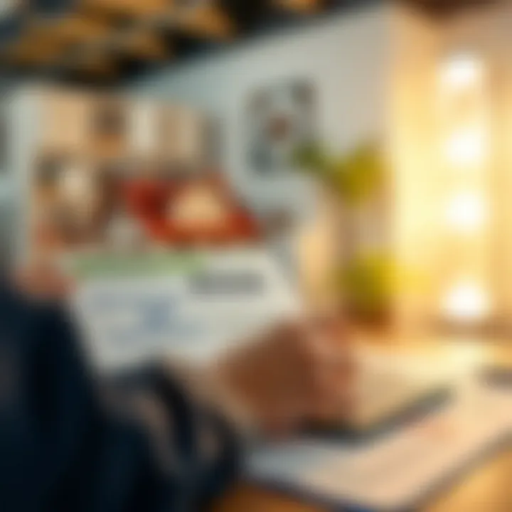 Illustration of the application process for FHA loans