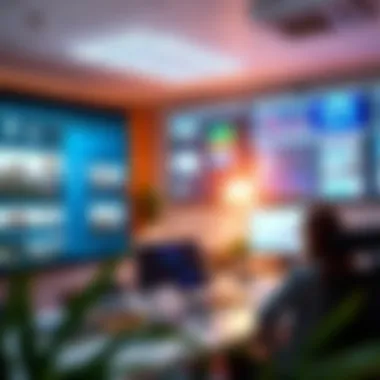 Effective Collaboration Tools in a Virtual Environment Collaboration tools displayed on multiple screens