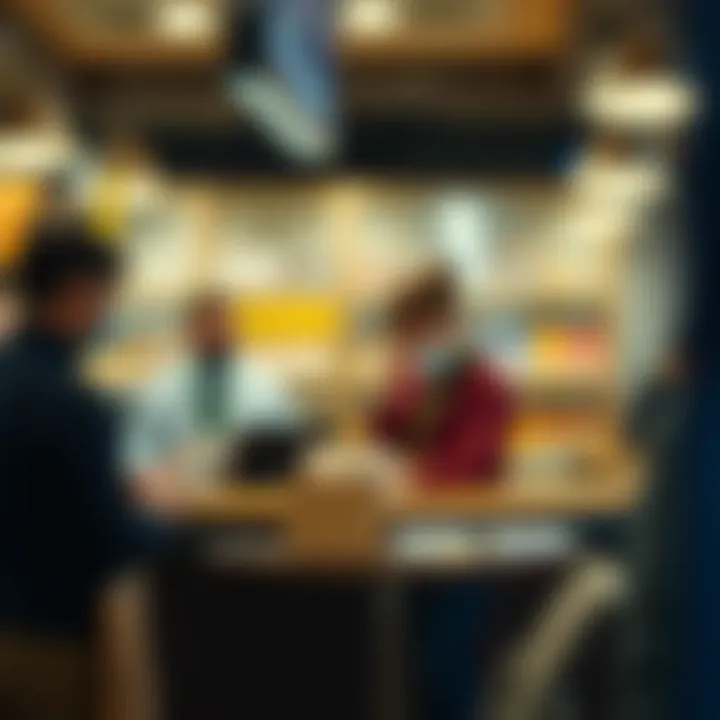 Diagram showcasing various methods of using prepaid cards in banking