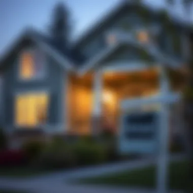 Investment Potential in Foreclosed Homes A modern home with a 'For Sale' sign emphasizing investment opportunities