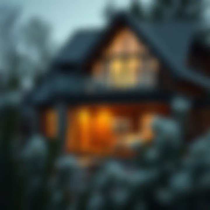 Conceptual illustration of home renovation financing