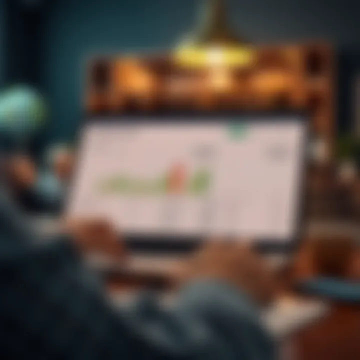 Illustration of an investment account overview