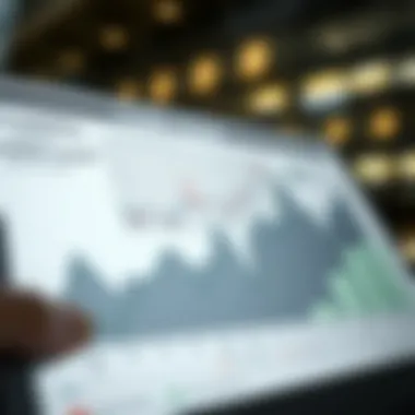 Probability Distribution in Market Trends Chart representing probability distribution in market trends