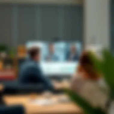 Virtual Consulting: Connecting Remotely Remote financial consulting session via video call