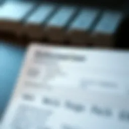 Credit card statement highlighting authorized user details