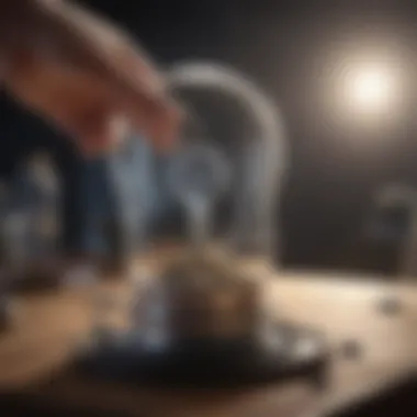 Illustration depicting the inception of an innovative product idea