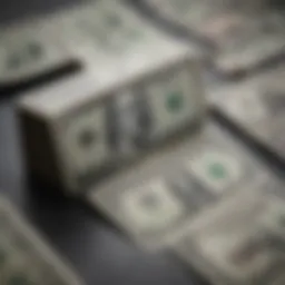 An elegant display of various paper money protectors arranged aesthetically.