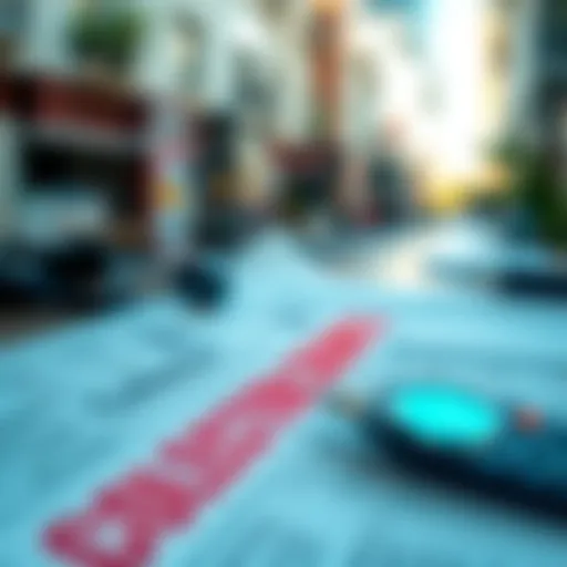 Illustration depicting the impact of collection records on credit scores