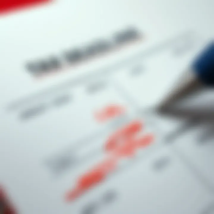 A calendar marked with tax deadlines