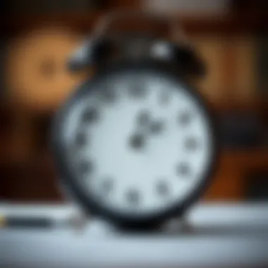 A clock symbolizing timely filing