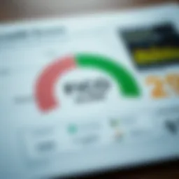 Visual representation of FICO Score components