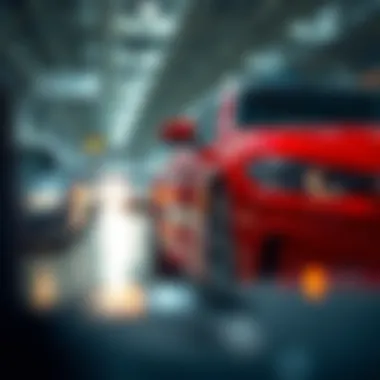 Visual representation of factors influencing car financing.