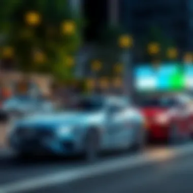 Graph showing fluctuating car finance rates over time.