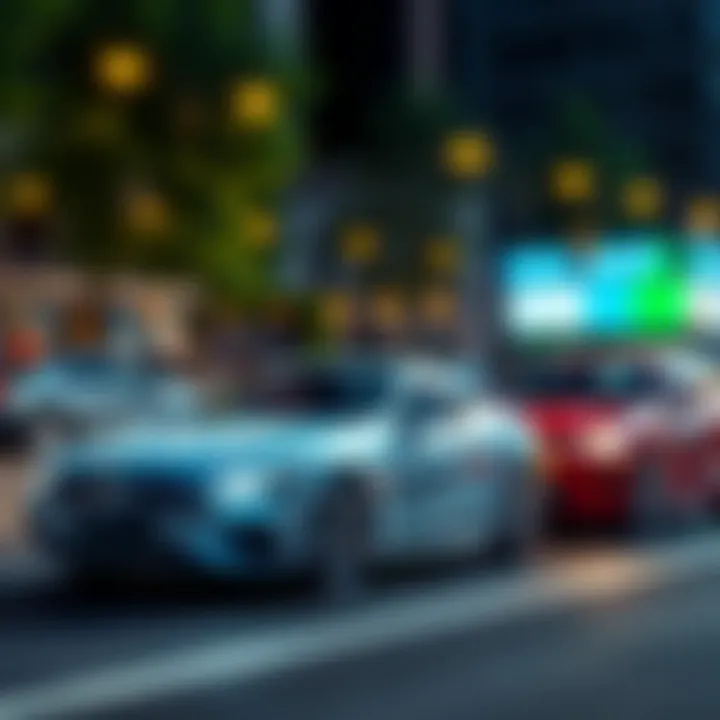 Graph showing fluctuating car finance rates over time.