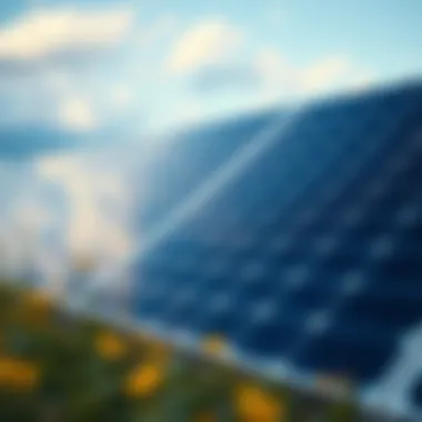 Futuristic design of lightweight solar panels showcasing innovative technology