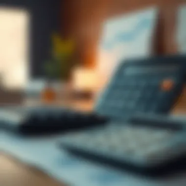 Visual representation of loan calculators in action