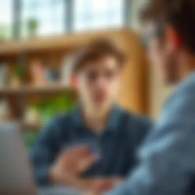 Financial Management for Young Cardholders A thoughtful young adult managing finances